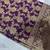 wine silk blend banarasi saree with unstitched blouse piece