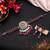 Maroon & rani color dual tone oxidised necklace set designer finish