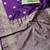 purple silk blend banarasi saree with unstitched blouse piece