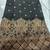 Black silk blend banarasi saree with unstitched blouse piece