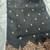 Black silk blend banarasi saree with unstitched blouse piece