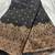 Black silk blend banarasi saree with unstitched blouse piece