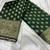 Green silk blend banarasi saree with unstitched blouse piece