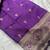 Purple Silk Blend Banarasi Saree Blouse Piece Soft