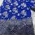 Royal Blue Silk Blend Banarasi Saree Blouse Piece Soft