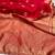 Red silk blend banarasi jaquard designer saree with blouse