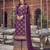 Purple premium pura dola silk jacquard plazzo salwar suit