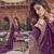 Purple premium pura dola silk jacquard plazzo salwar suit