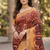 Women   s sana silk digital printed festive wear saree with matching blouse