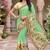 Women's designer chiffon embroidered festive wear saree with blouse