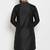 Black embroidery dupion silk kurta