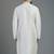 White embroidery dupion silk kurta