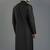 Black embroidery dupion silk kurta