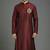 Maroom embroidery dupion silk kurta