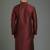 Maroom embroidery dupion silk kurta