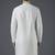 White embroidery dupion silk kurta