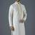 White embroidery dupion silk kurta