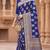 Women's jacquard woven cotton festive saree with blouse