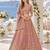Pink Embriodered Heavy Art Silk Designer Lehenga With Blouse