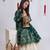Navaratri special gota patti work lehenga with gamthi patch & gota patti work top for kids