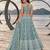 OCEAN BLUE  WORK THREAD WITH ZARI AND SEQUINCE WORK FESTIVE LEHENGA CHOLI SET FOR WOMEN'S