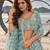 OCEAN BLUE  WORK THREAD WITH ZARI AND SEQUINCE WORK FESTIVE LEHENGA CHOLI SET FOR WOMEN'S