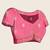 Pink zari work silk blend saree with blouse