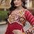 Designer reyon gown with mukaish & gamthi embroidery, mirror & gota patti lace | free size 38-44