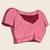 Rani pink zari work silk blend saree with blouse