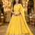 Yellow Georgette Lehenga Choli with Dupatta | Navratri Garba & Dandiya Outfit | Golden Lace Ethnic Festive Wear