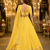 Yellow Georgette Lehenga Choli with Dupatta | Navratri Garba & Dandiya Outfit | Golden Lace Ethnic Festive Wear