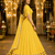 Yellow Georgette Lehenga Choli with Dupatta | Navratri Garba & Dandiya Outfit | Golden Lace Ethnic Festive Wear