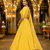Yellow Georgette Lehenga Choli with Dupatta | Navratri Garba & Dandiya Outfit | Golden Lace Ethnic Festive Wear