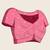 Rani pink zari work silk blend saree with blouse