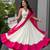 Pink White Navratri Lehenga Choli With Dupatta