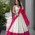 Pink White Navratri Lehenga Choli With Dupatta