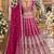 Magenta Net Semi Stitched Lehenga Choli with Stone Embroidery Work