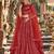 Red Net Semi Stitched Lehenga Choli with Embroidery & Sequence Work