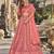 Peach Net Semi Stitched Lehenga Choli with Embroidery & Sequence Work
