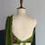 olive georgette embroidered traditional lehenga choli with free size upto 38