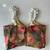 beige organza printed lehenga choli with free size upto 42