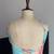 sky blue organza printed lehenga choli with free size upto 42