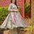 Multicolor digital printed muslin anarkali palazzo set with dupatta
