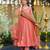Pink digital printed muslin anarkali palazzo set with dupatta
