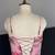 pink organza printed lehenga choli with free size upto 42