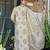 Off white digital printed muslin traditional kurta set with dupatta