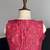 pink organza printed traditional lehenga choli with free size upto 42