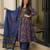 Multicolor digital printed muslin anarkali palazzo set with dupatta