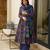Multicolor digital printed muslin anarkali palazzo set with dupatta