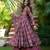 Multicolor digital printed muslin anarkali palazzo set with dupatta